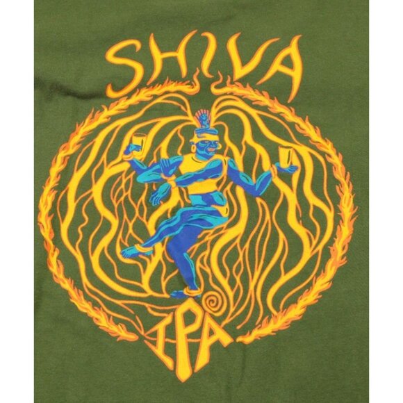 Shiva IPA Asheville NC Brewing Graphic T-Shirt Medium American Apparel 100% Cott - Picture 2 of 8